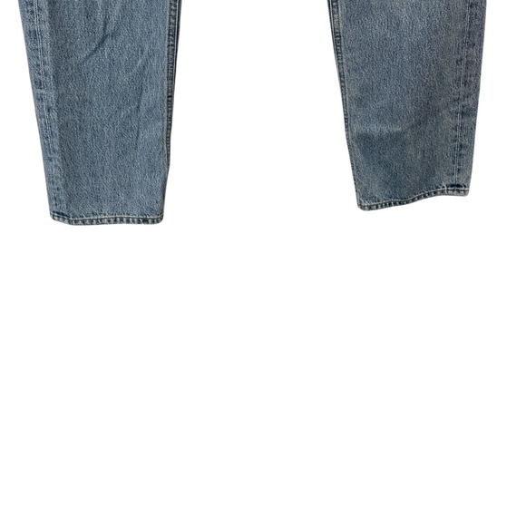 $198 Agolde Blue 90's High Rise Loose Fit Jean In Affair Size 27 - Picture 5 of 10